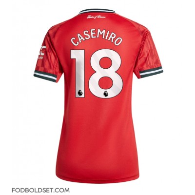 Manchester United Casemiro #18 Hjemmebanetrøje Dame 2025-26 Kortærmet Manchester United Casemiro #18 Hjemmebanetrøje Dame 2025-26 Kortærmet